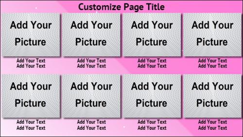 8 Product / Service with Image in Pink color