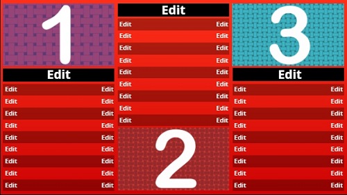 Digital Menu Board - 30 Items in Red color