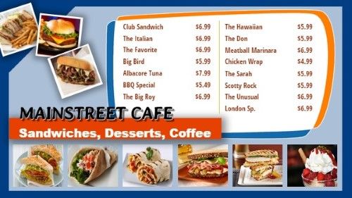 Elmwood Park Menu Board Supplier